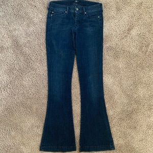 7 for all mankind flare denim pants